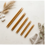 Bamboo Knitting Needles (5pc set)