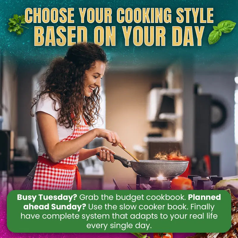 Complete High Protein System Bundle (125+ Recipes + Slow Cooker Meals)