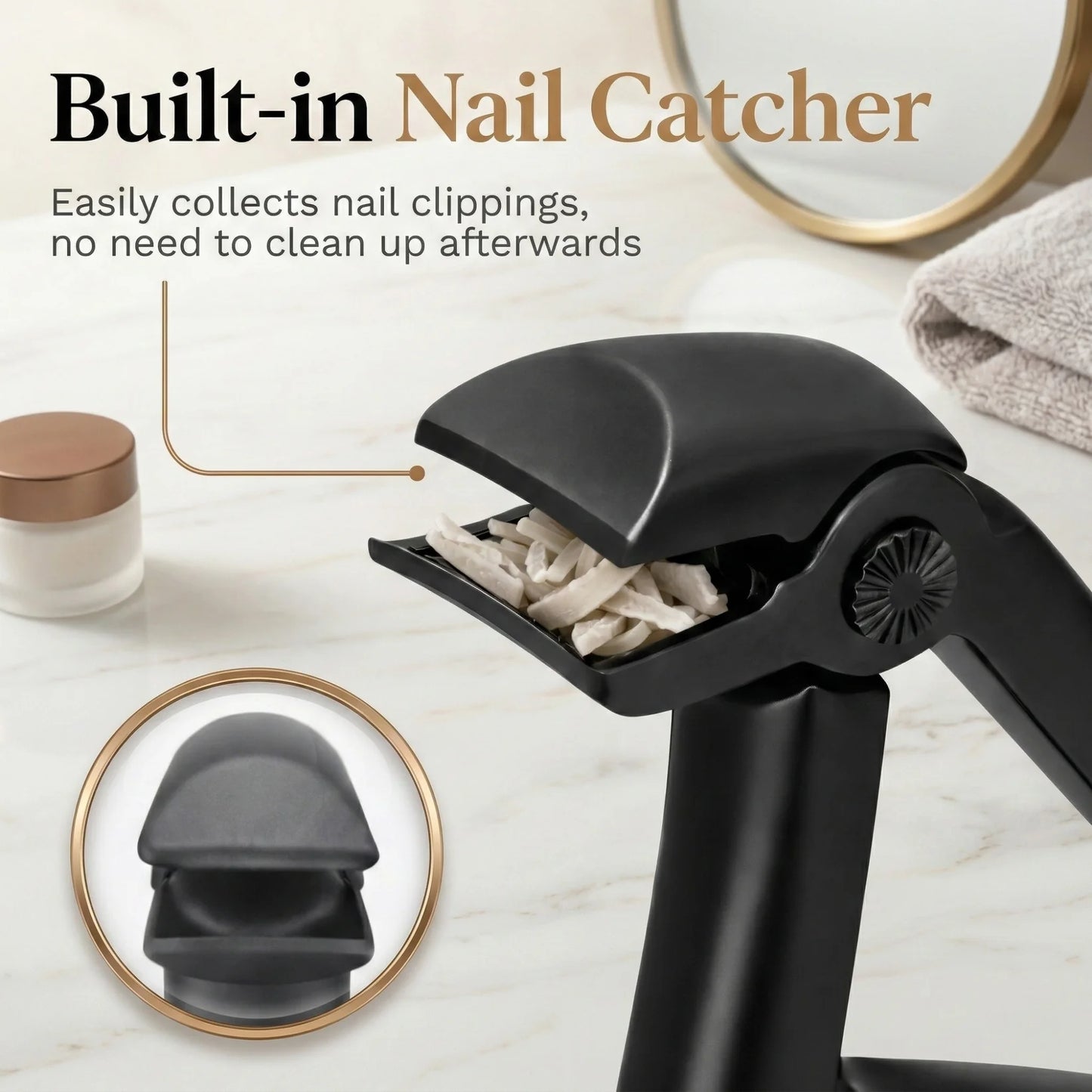 SorvaClip™ Nail Clipper for Seniors | Cut Thick Nails With Less Effort
