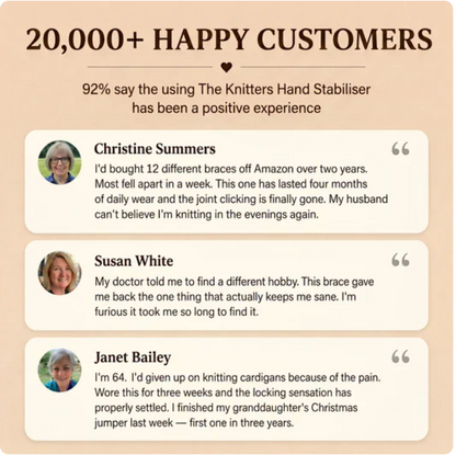 The Knitter's Hand Stabiliser